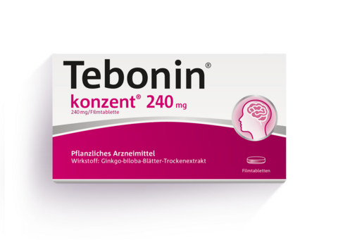 Tebonin® konzent® Packung Frontalansicht