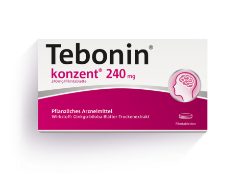 Tebonin® konzent® Packung Frontalansicht