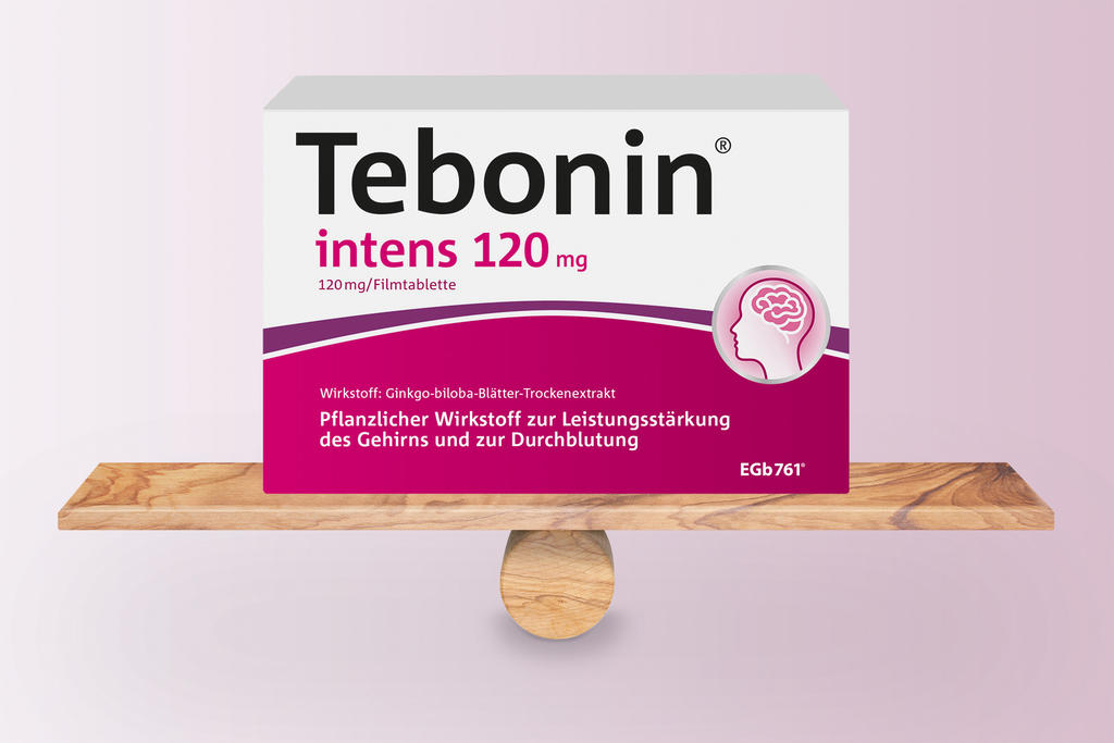 Tebonin ® intens 120 mg enthält den hochwertigen Ginkgo -Spezialextrakt