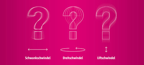 Grafik Formen von Schwindel